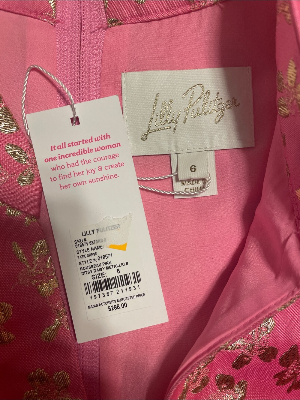 Lilly Pulitzer Tazie Mini Dress Pink - Picture 3 of 4